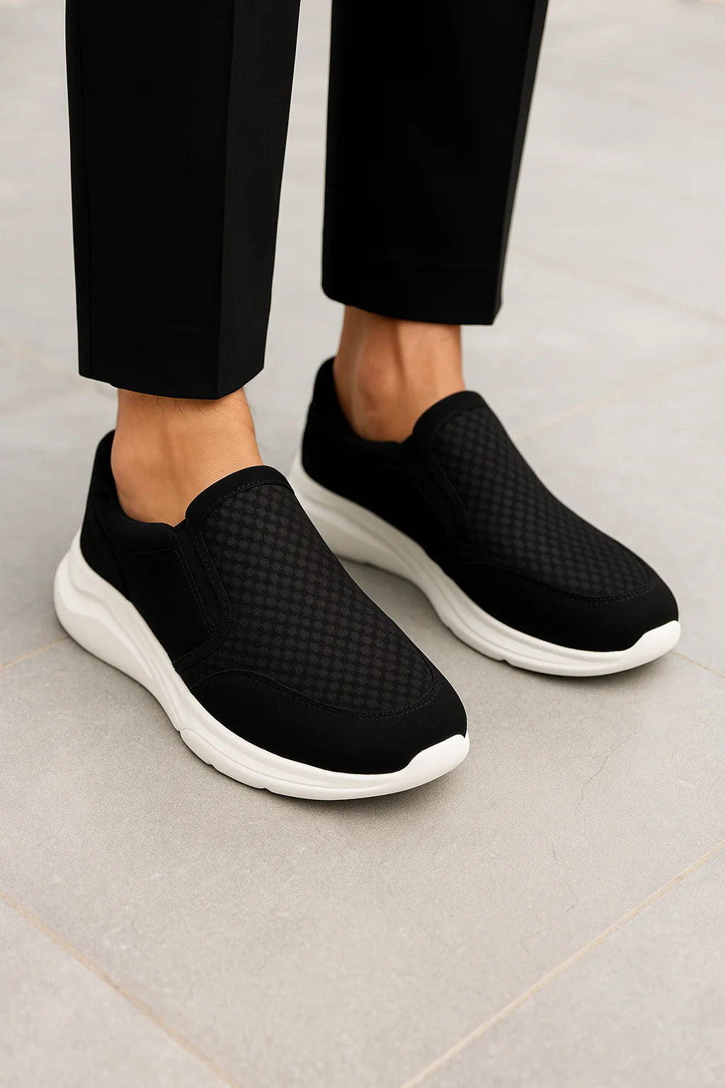FlexStride Sneakers |FS-103-BLK-MSH